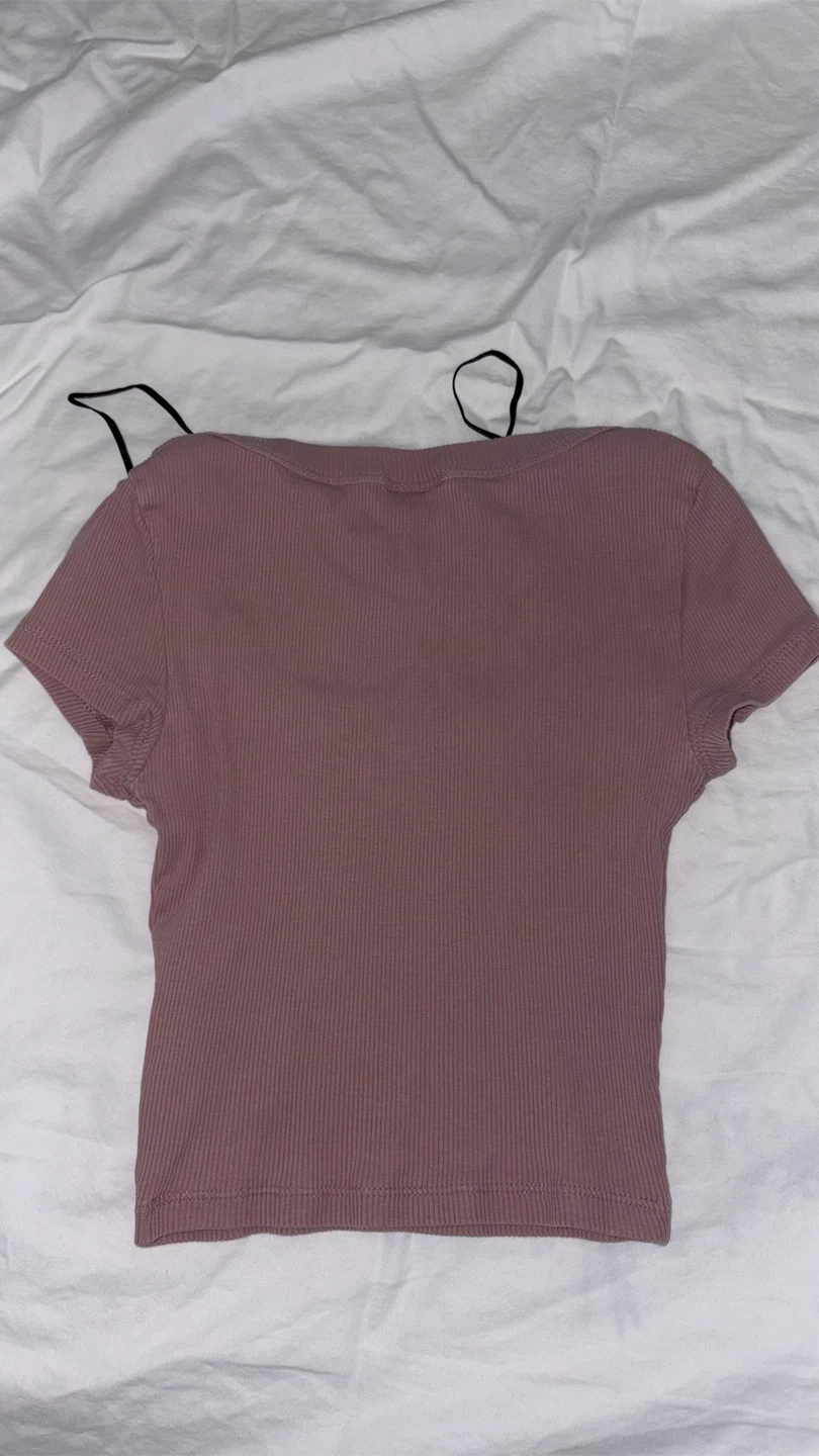 H&M Ribbed Cropped Top - photo 2