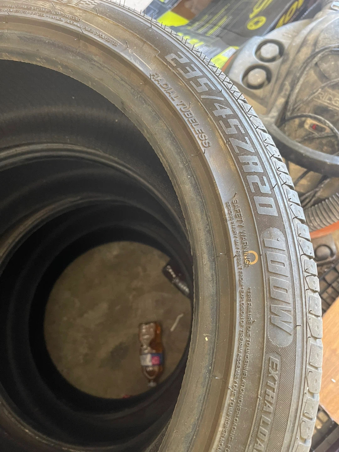 Set of 4 - 235/45ZR18 100W Tires - photo 2