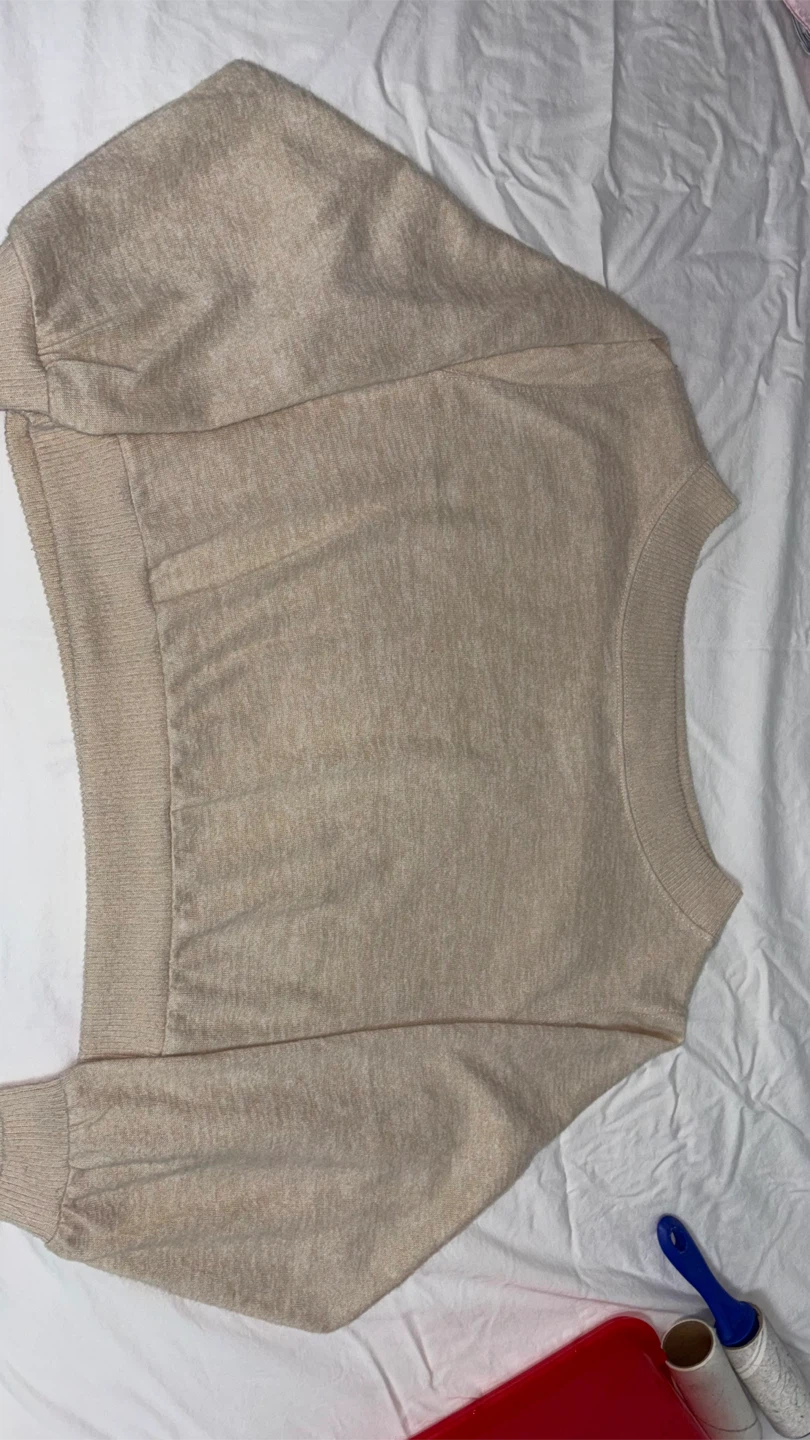 Beige Crewneck Sweater - photo 2