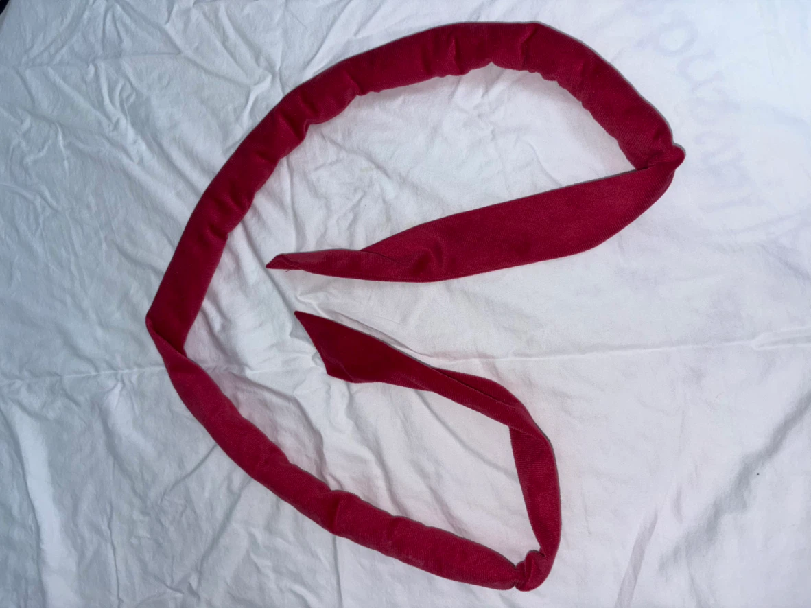 heatless curling rod headband