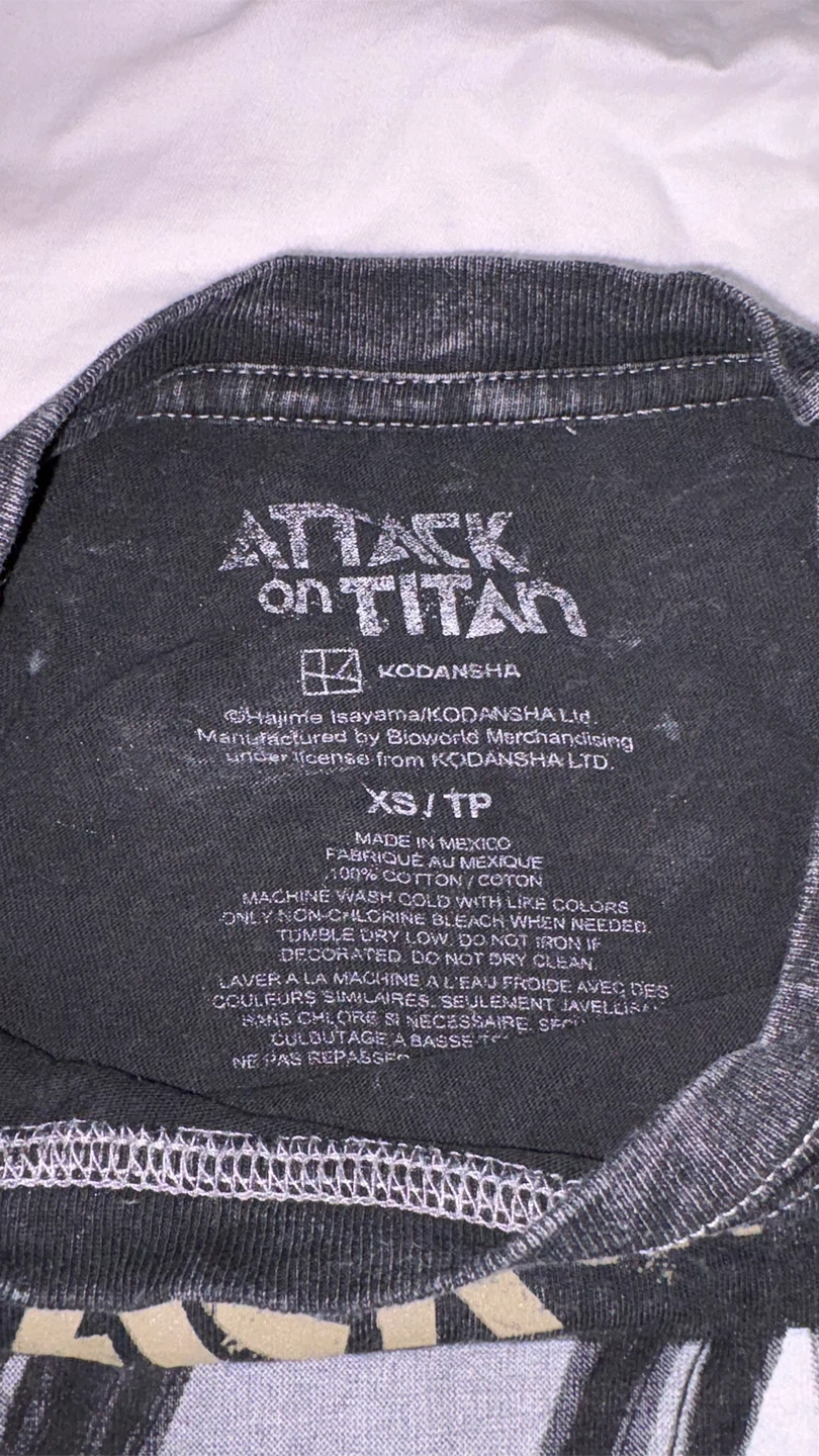 Attack on Titan T-Shirt XS - photo 3