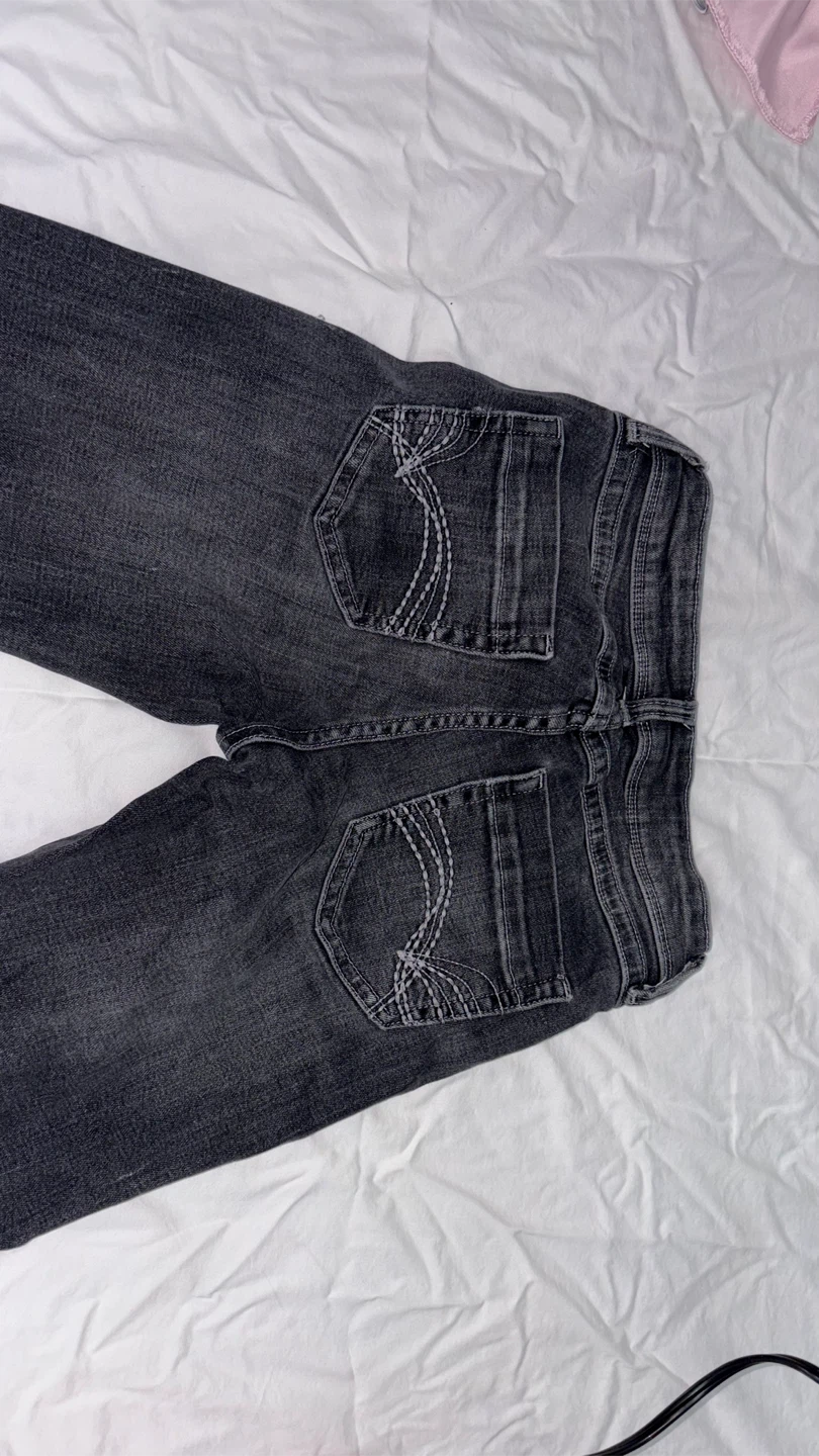 H&M Grey Bootcut Jeans Y2K - photo 5