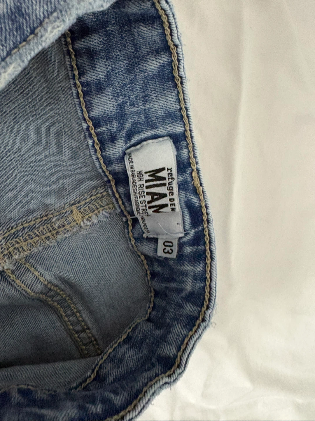 Refuge Denim High Rise Shorts - photo 4