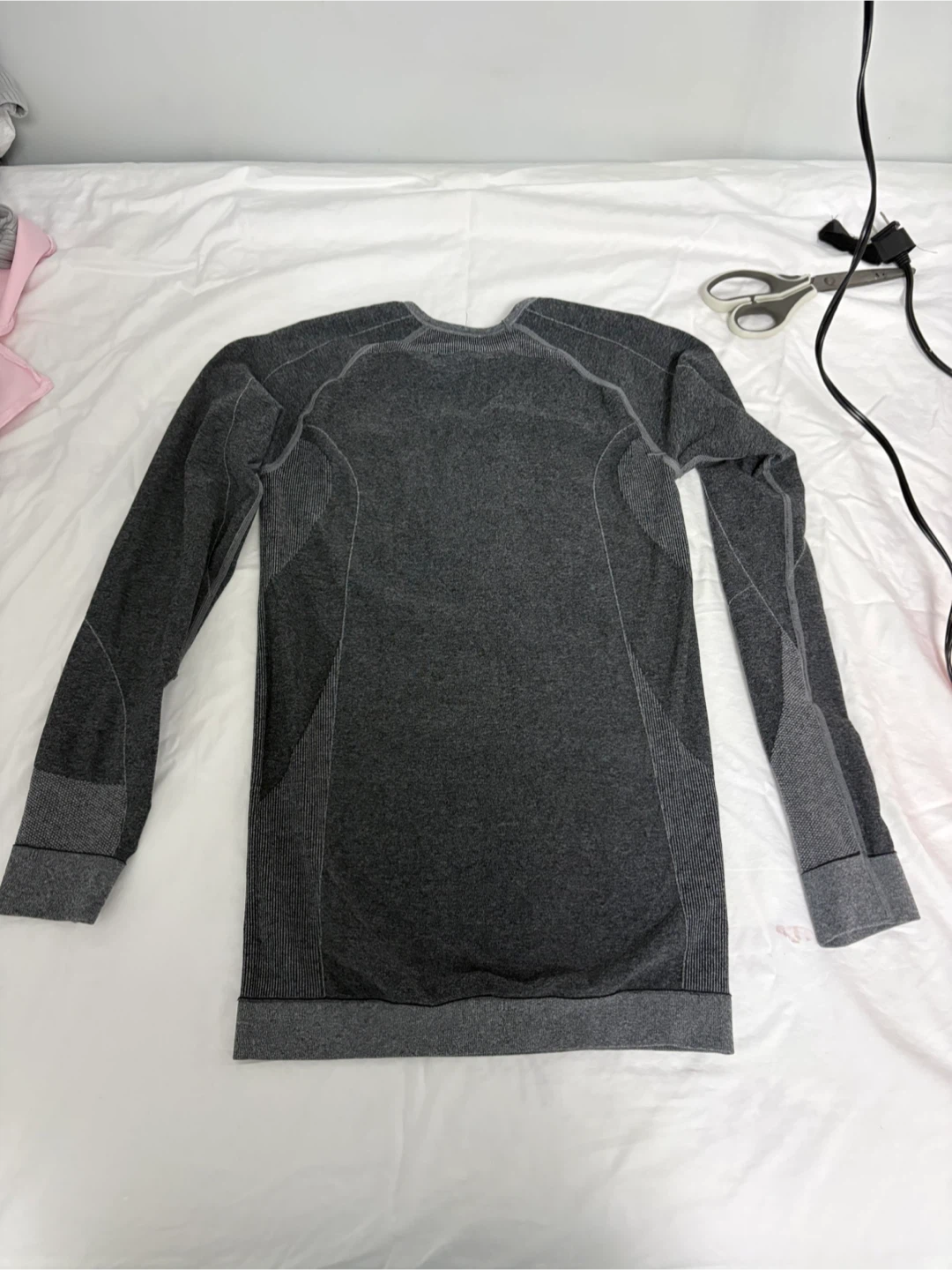 womans Grey Long Sleeve underclothes - photo 3