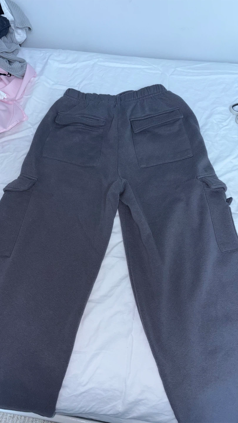 Grey Cargo Sweatpants - photo 2