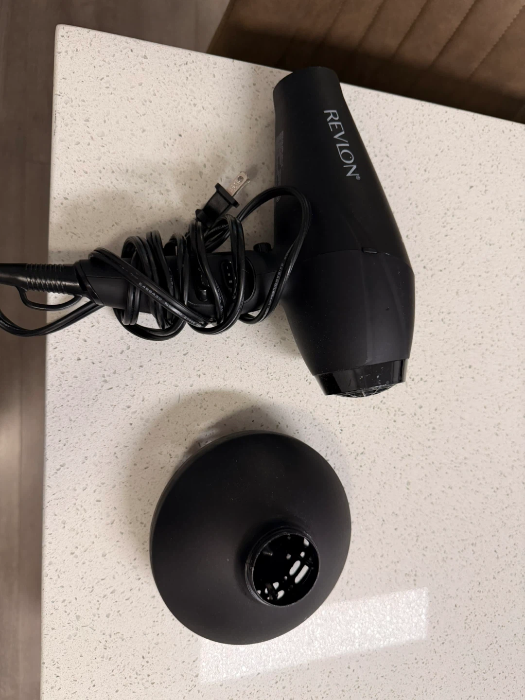 Revlon Black Hair Dryer with Diffuser - photo 2