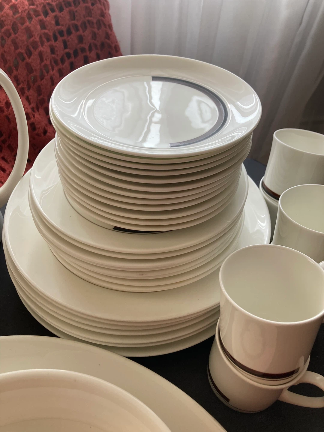 Vintage Wedgwood prelude Set with Brown Accents - photo 2