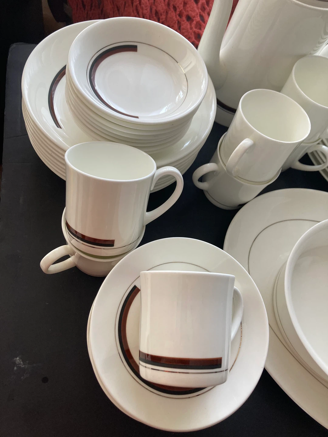 Vintage Wedgwood prelude Set with Brown Accents - photo 5