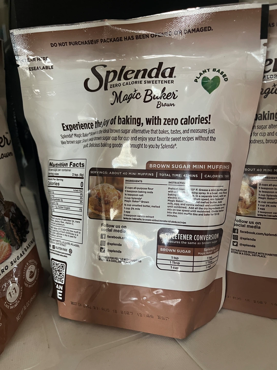 Splenda Zero Calorie (3X) 16 oz packs. - photo 4