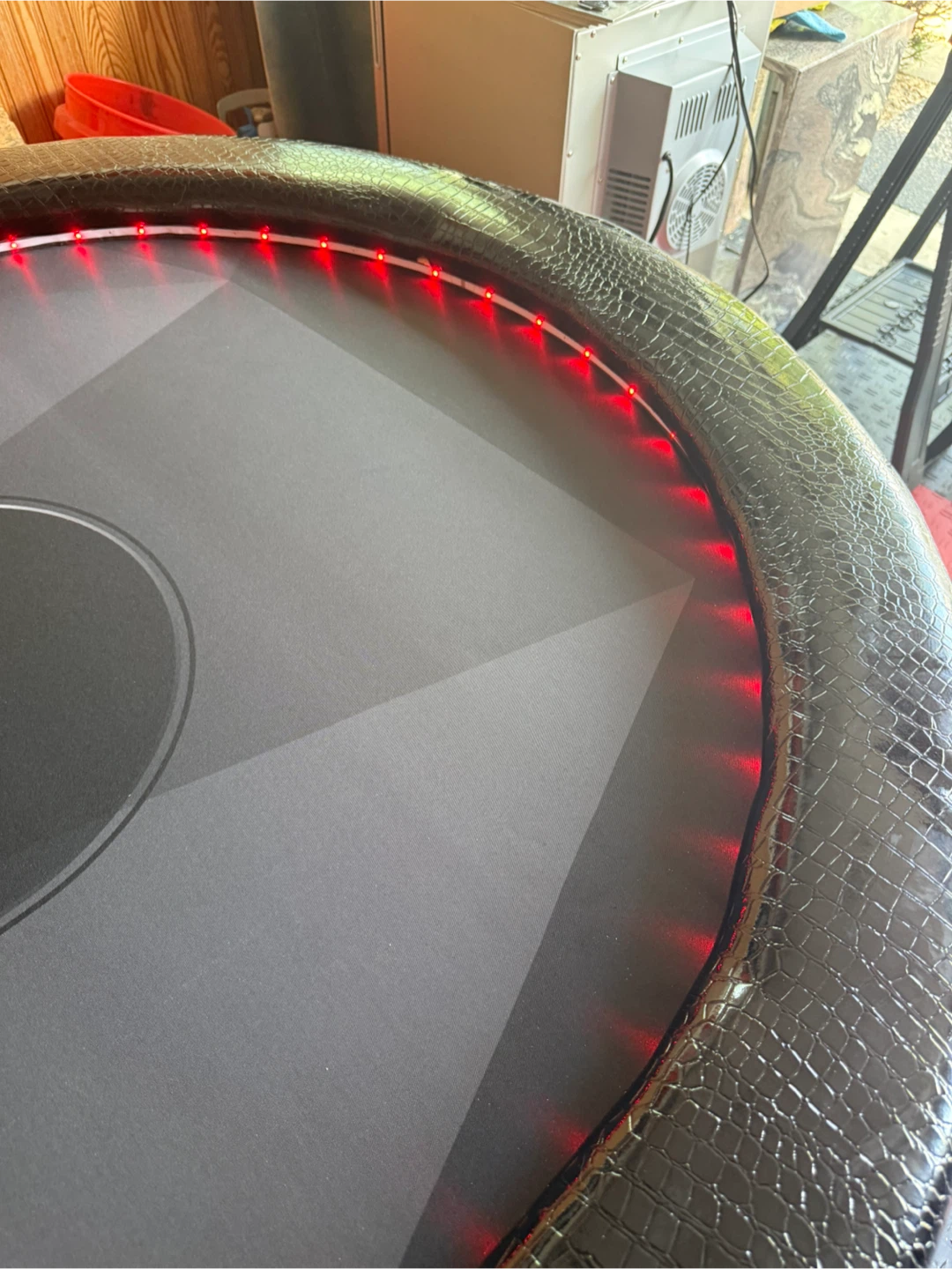 Poker Table with LED Lights