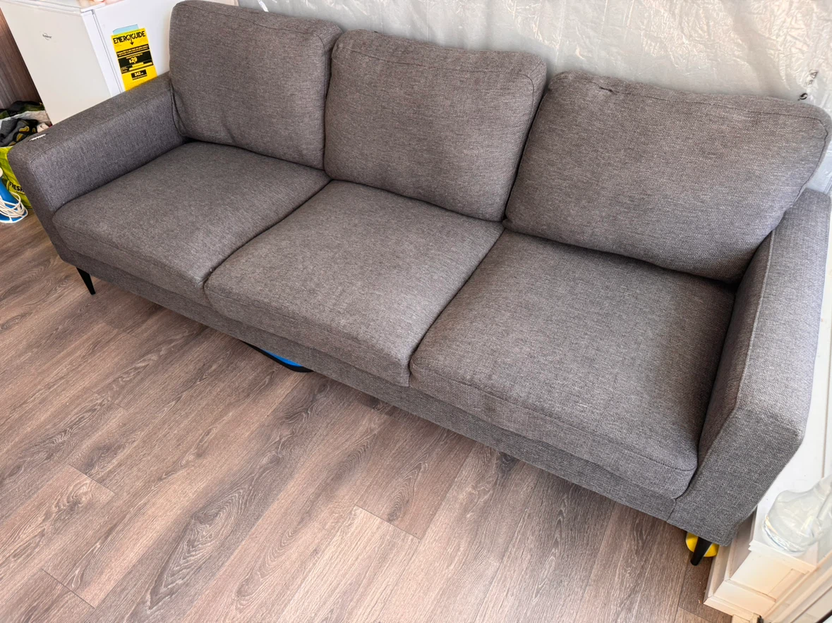 Structube: TERESA Grey 3-Seater Sofa