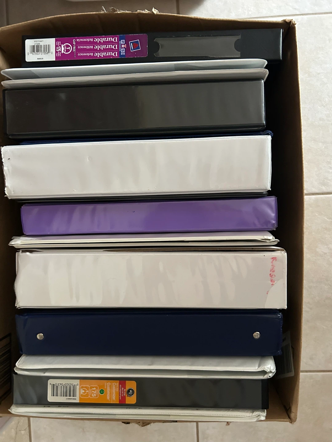 Binders - Various Colours and Sizes