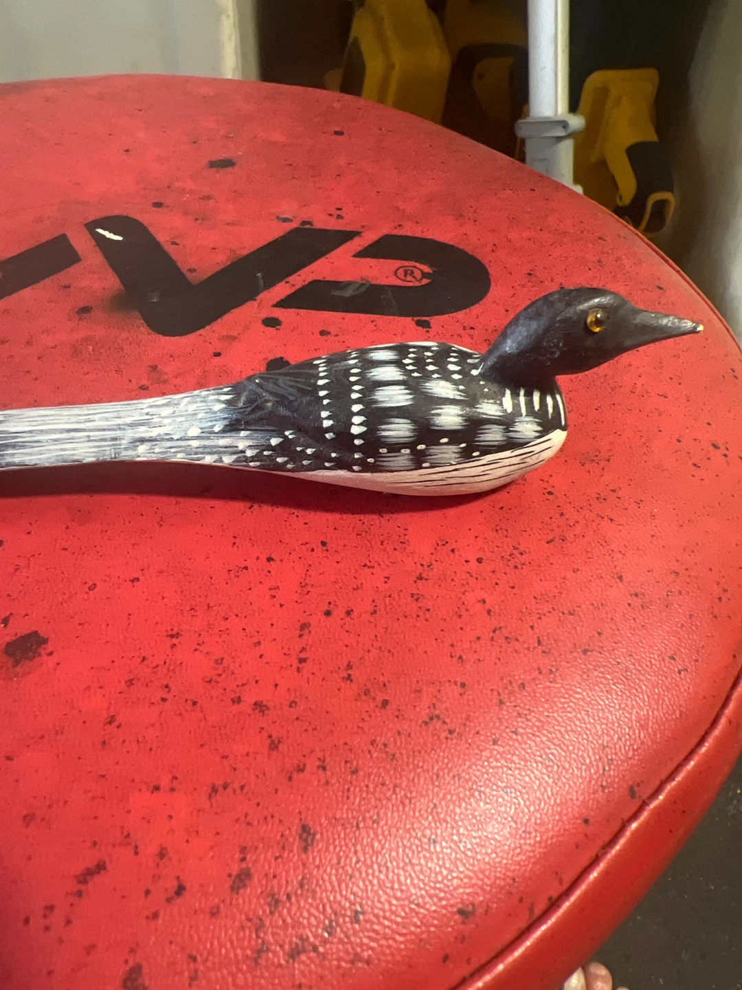 Carved Wooden Loon Figurine letter opener - photo 2