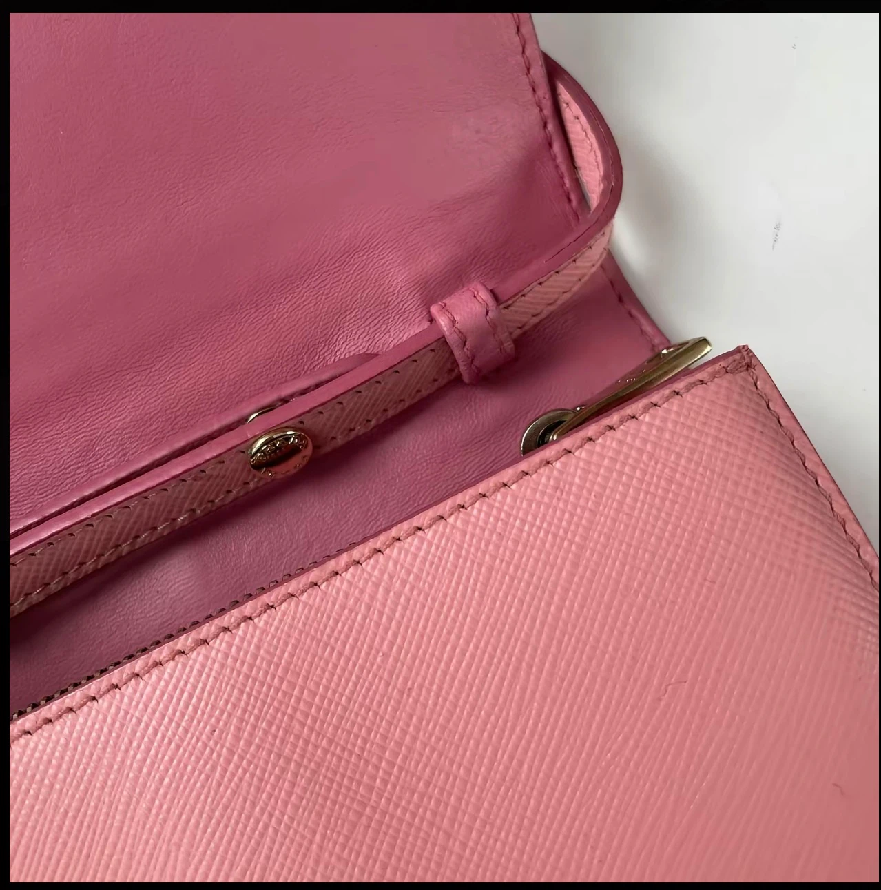 Prada Pink Leather Crossbody Bag - photo 5