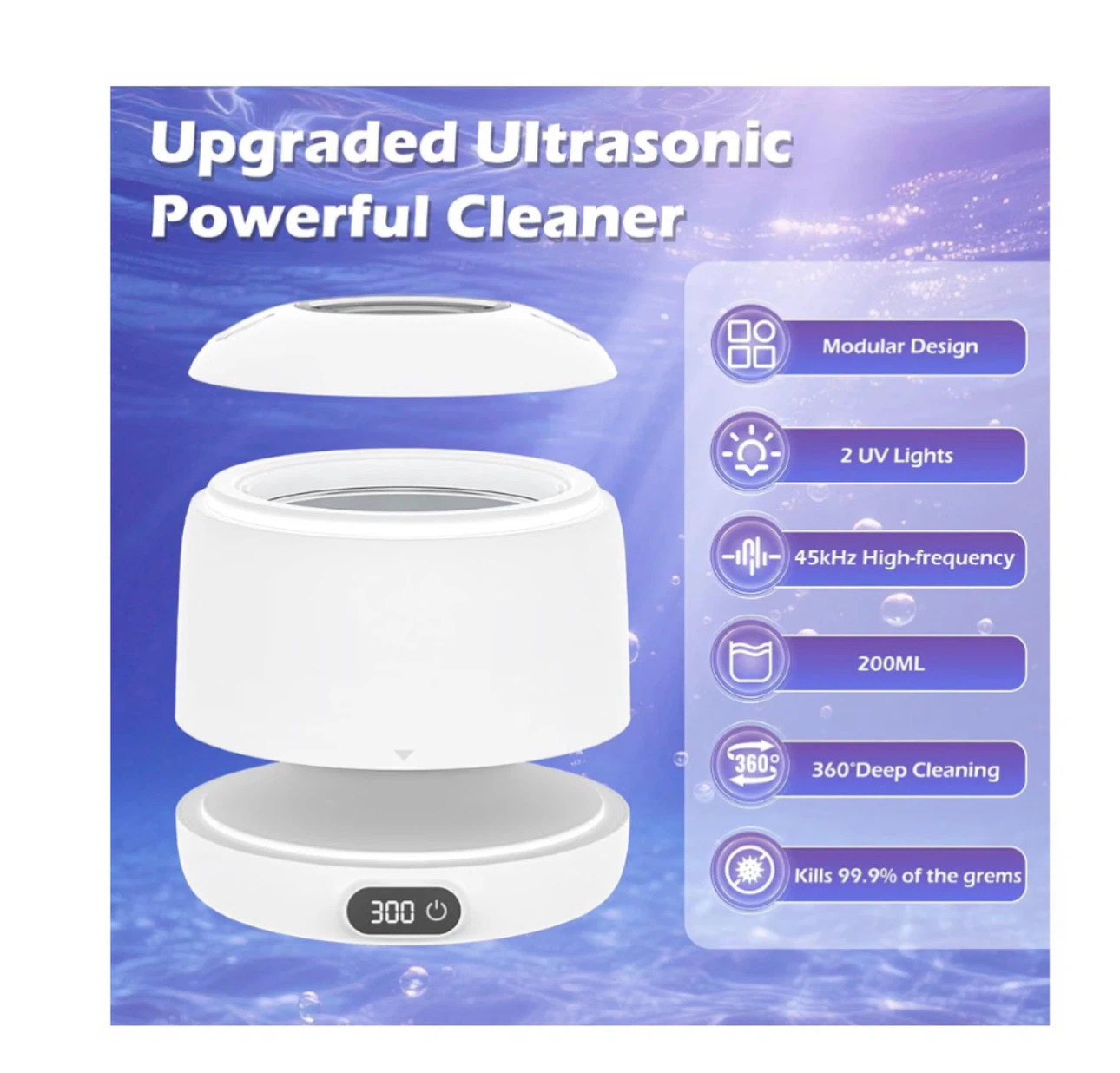 Brand new Upgraded Ultrasonic Retainer Cleaner Machine - photo 4