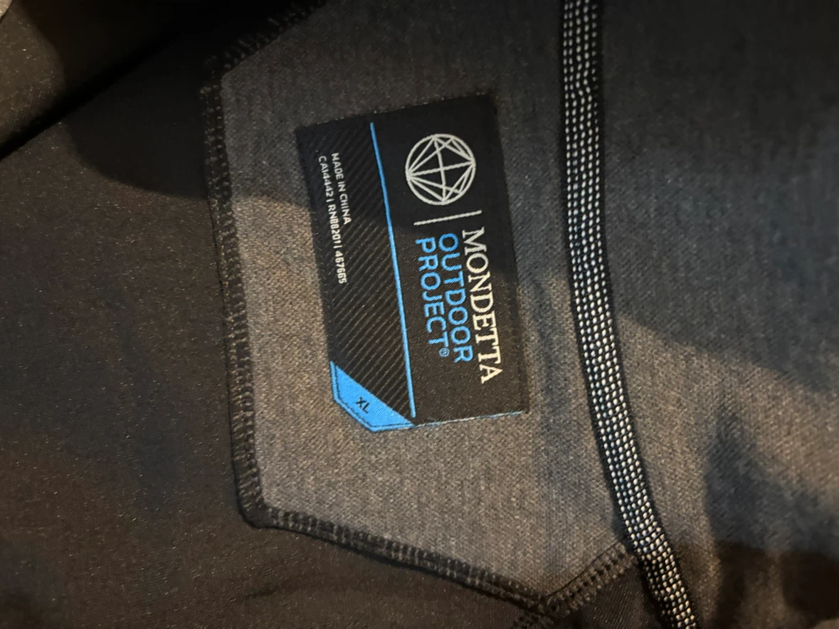NWOT Mondetta Outdoor Project Grey Full Zip Jacket XL - photo 2