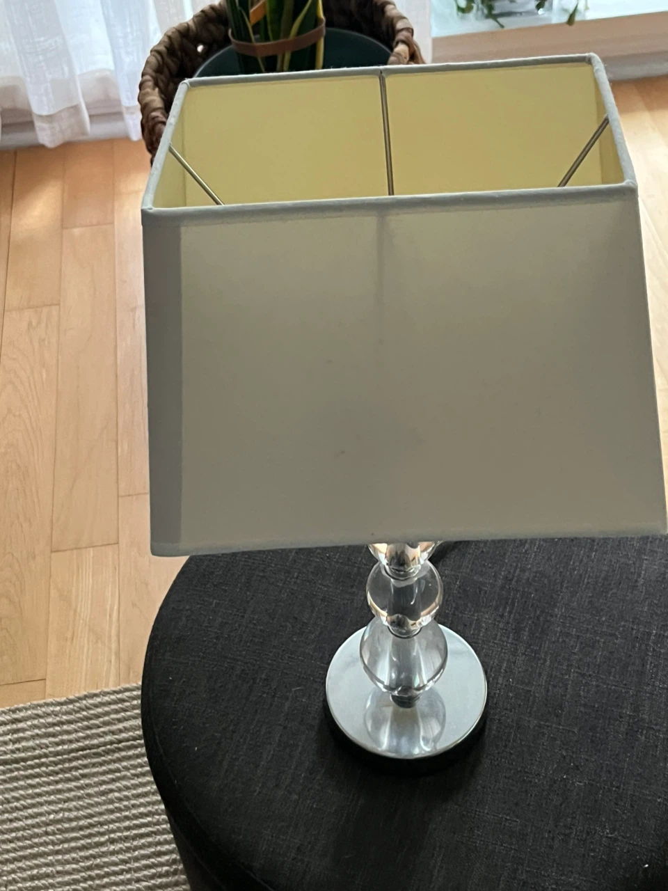 2 Crystal and Chrome Table Lamp - photo 3