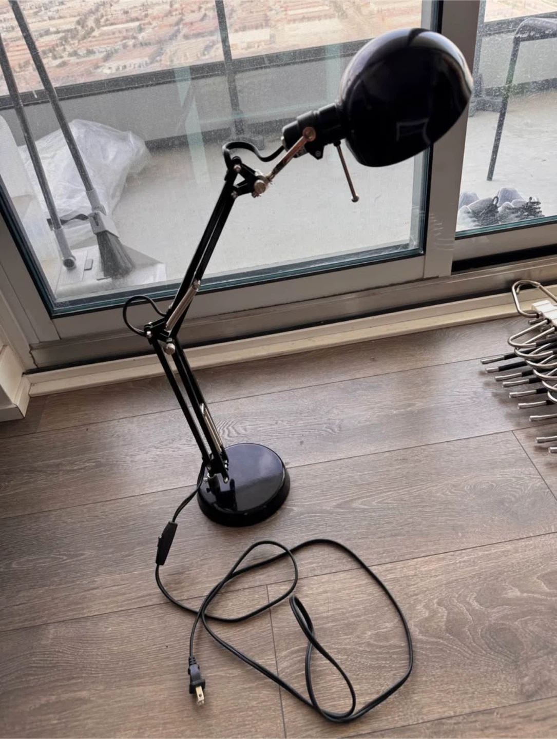 Ikea- Black Adjustable Desk Lamp
