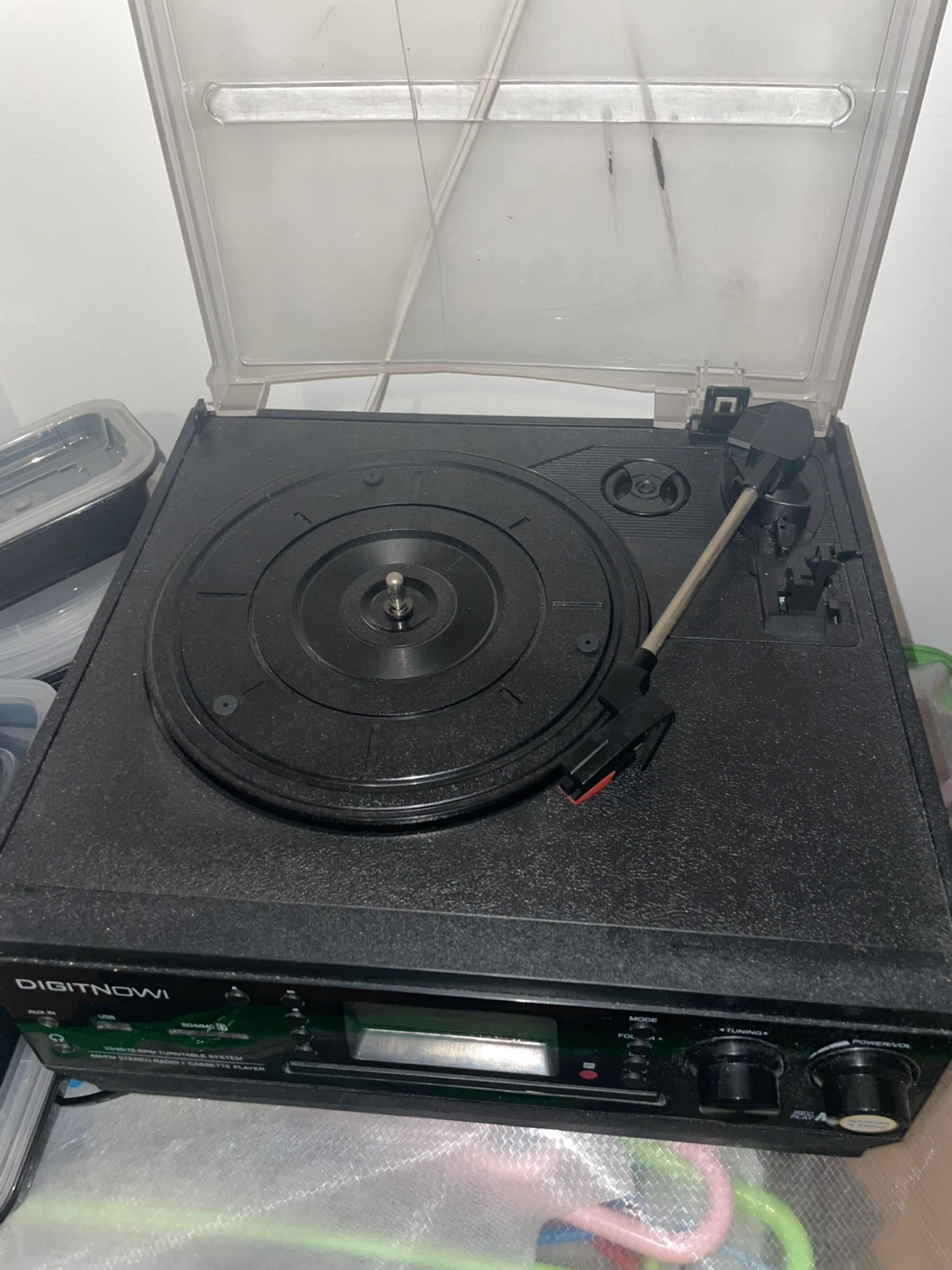 DigitNow Turntable & Cassette Player with USB/SD Encoding - photo 2