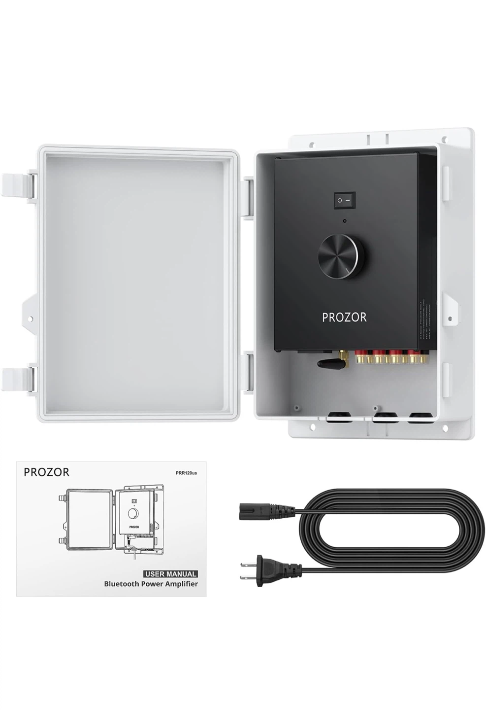 PROZOR 2 IN 1 Bluetooth 5.1 Power Amplifier with Waterproof Box - photo 5