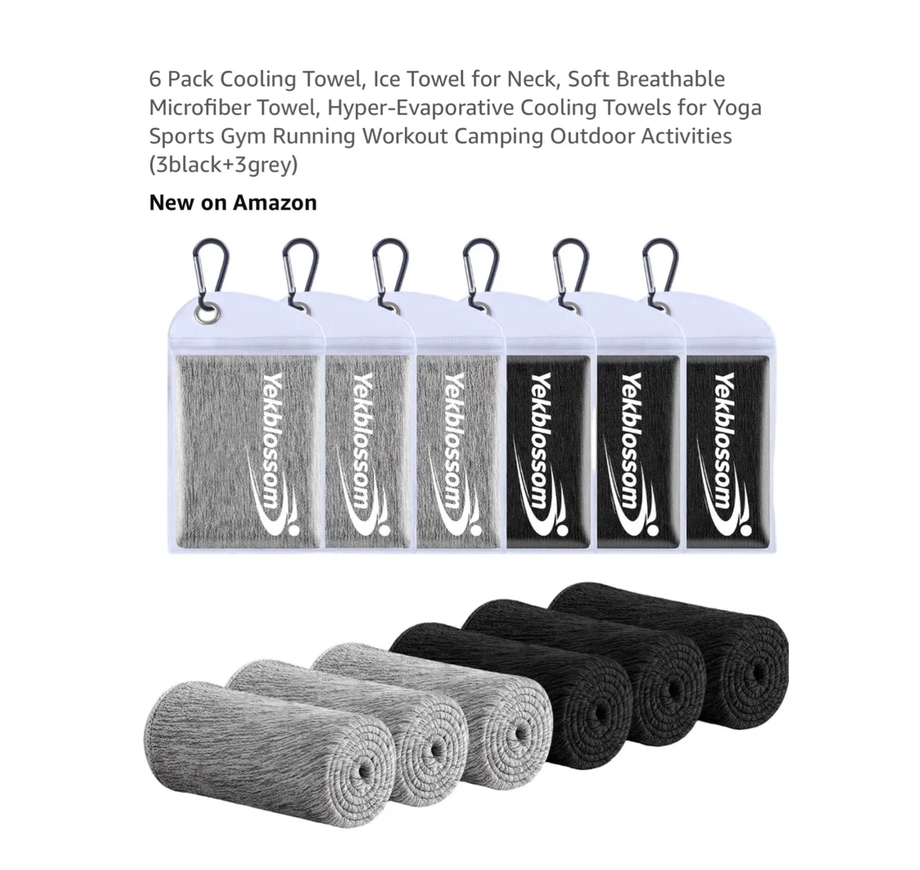 Brand new 6 Pack Cooling Towel, Ice Towel for Neck