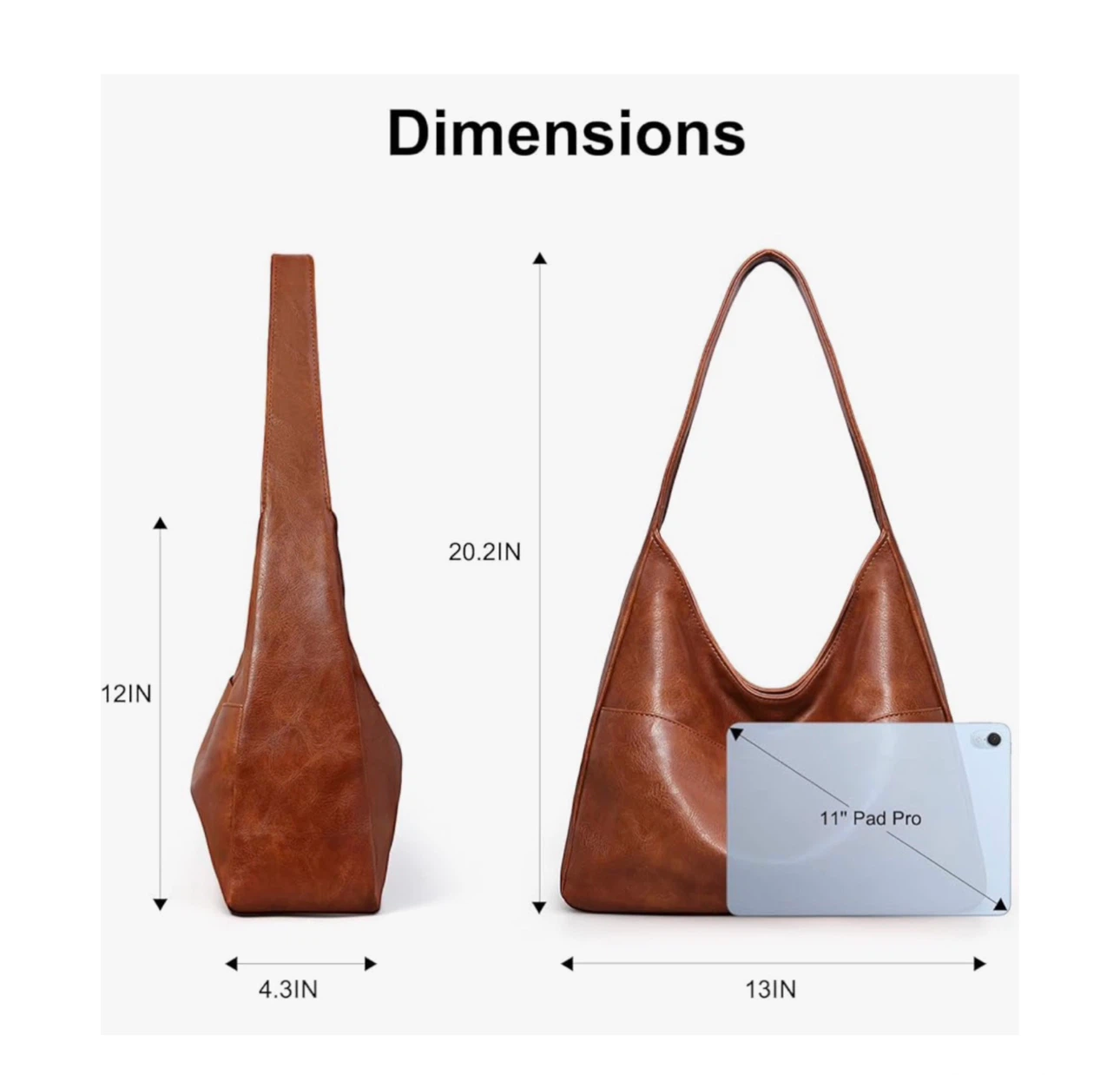 Brand new Hobo Bags for Women Vegan Leather Shoulder Bag - photo 5