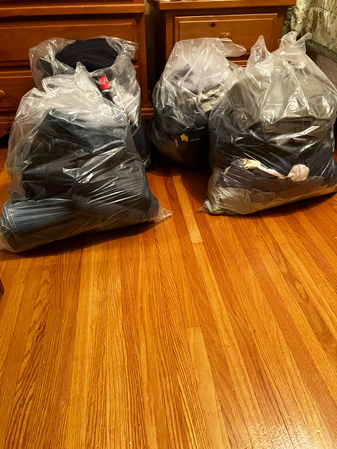 4 Large Bags of Men’s Clothing XL