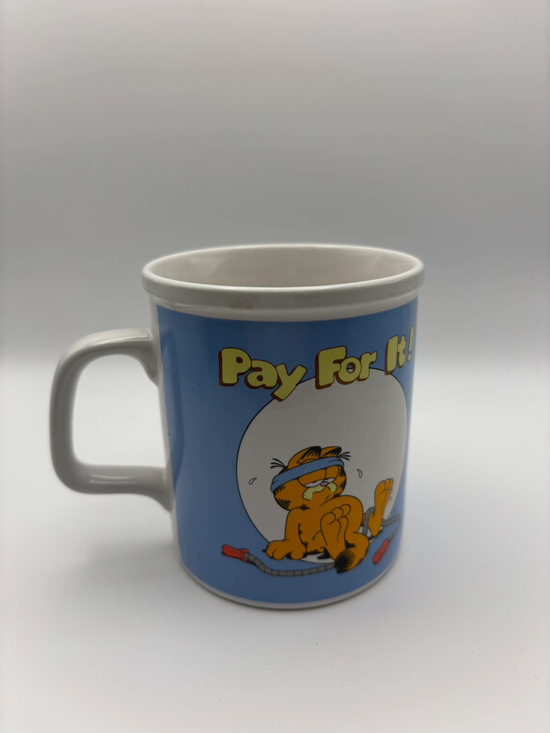Garfield "Go For It!" Ceramic Mug 1978 - photo 2