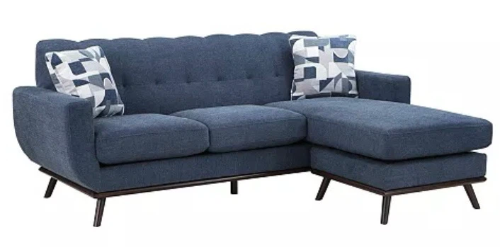 Reversible chaise sofa