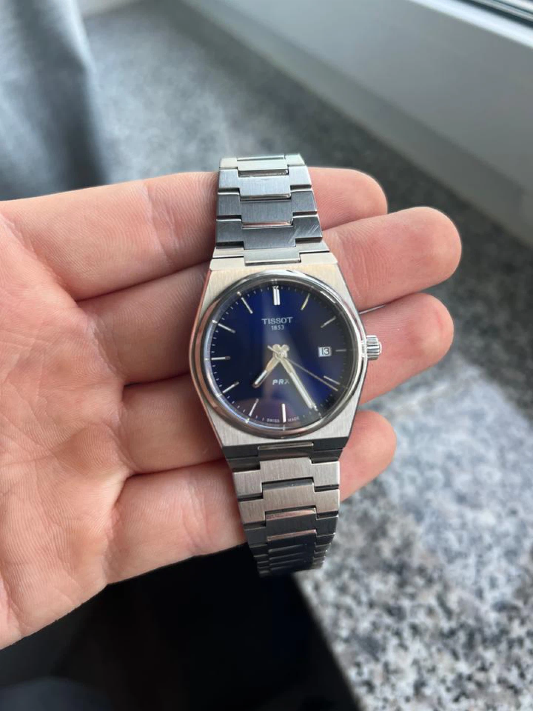 Tissot PRX Blue Dial Stainless Steel Watch