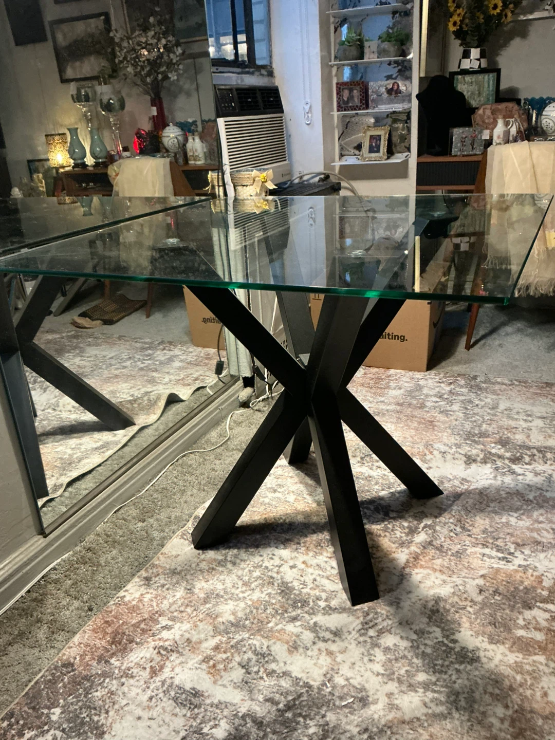 Glass Top Dining Table - photo 3