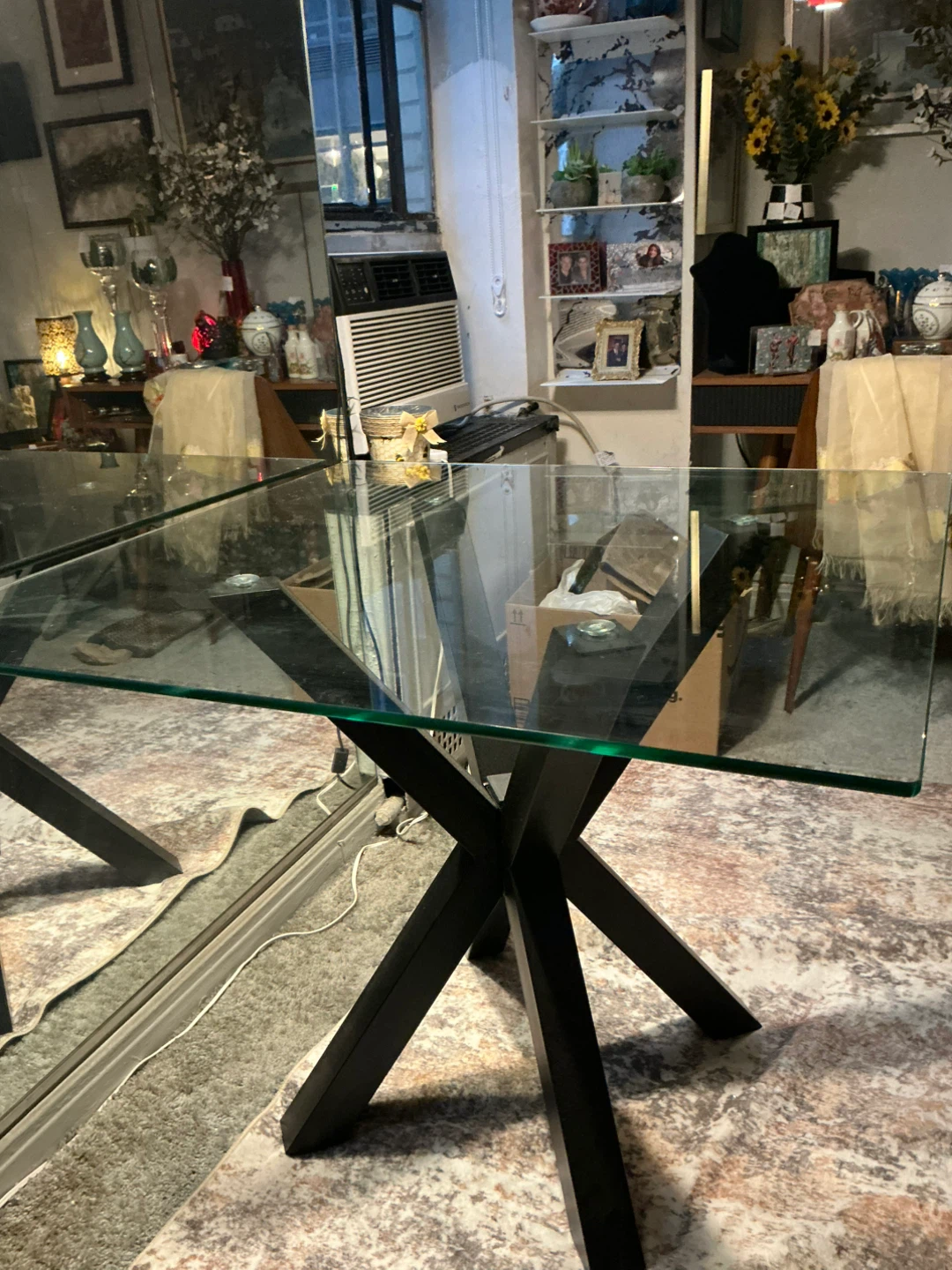 Glass Top Dining Table - photo 4