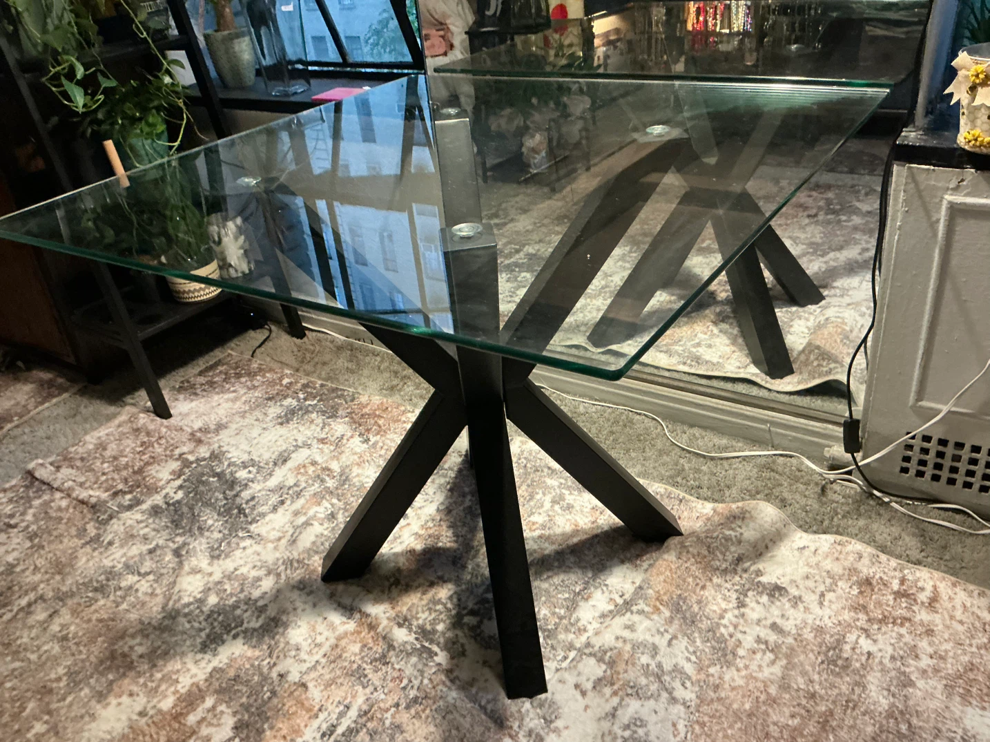 Glass Top Dining Table - photo 5