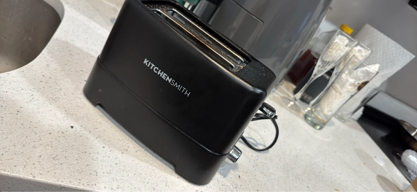 KitchenSmith Black 2-Slice Toaster - photo 2