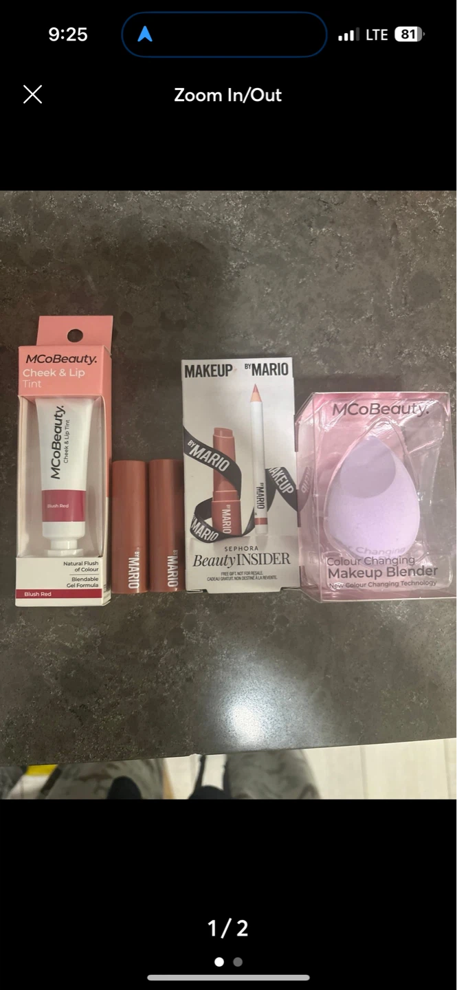 2 Makeup by Mario lip plumping serum + cheek & lip tint