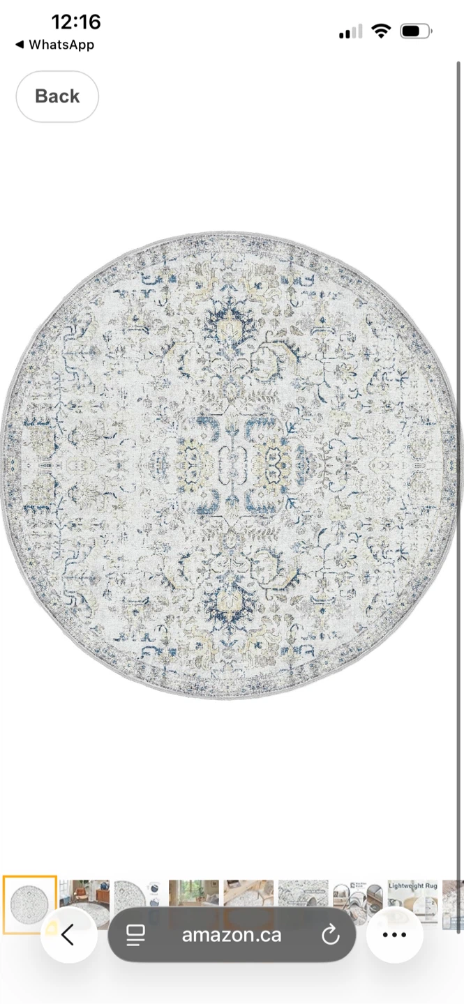 Round Area Rug 6ft