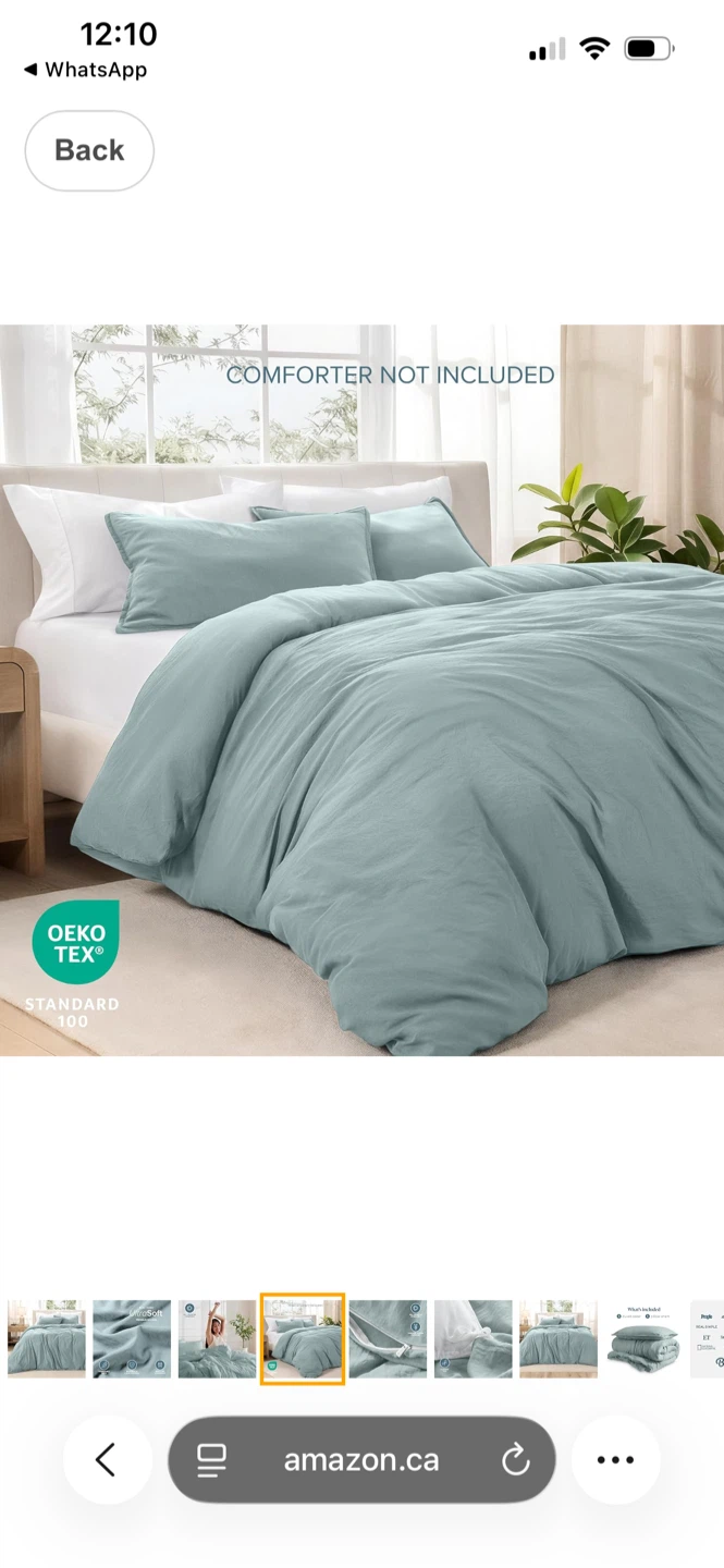 Bare Home UltraSoft Premium Duvet Cover Set Queen size - photo 3