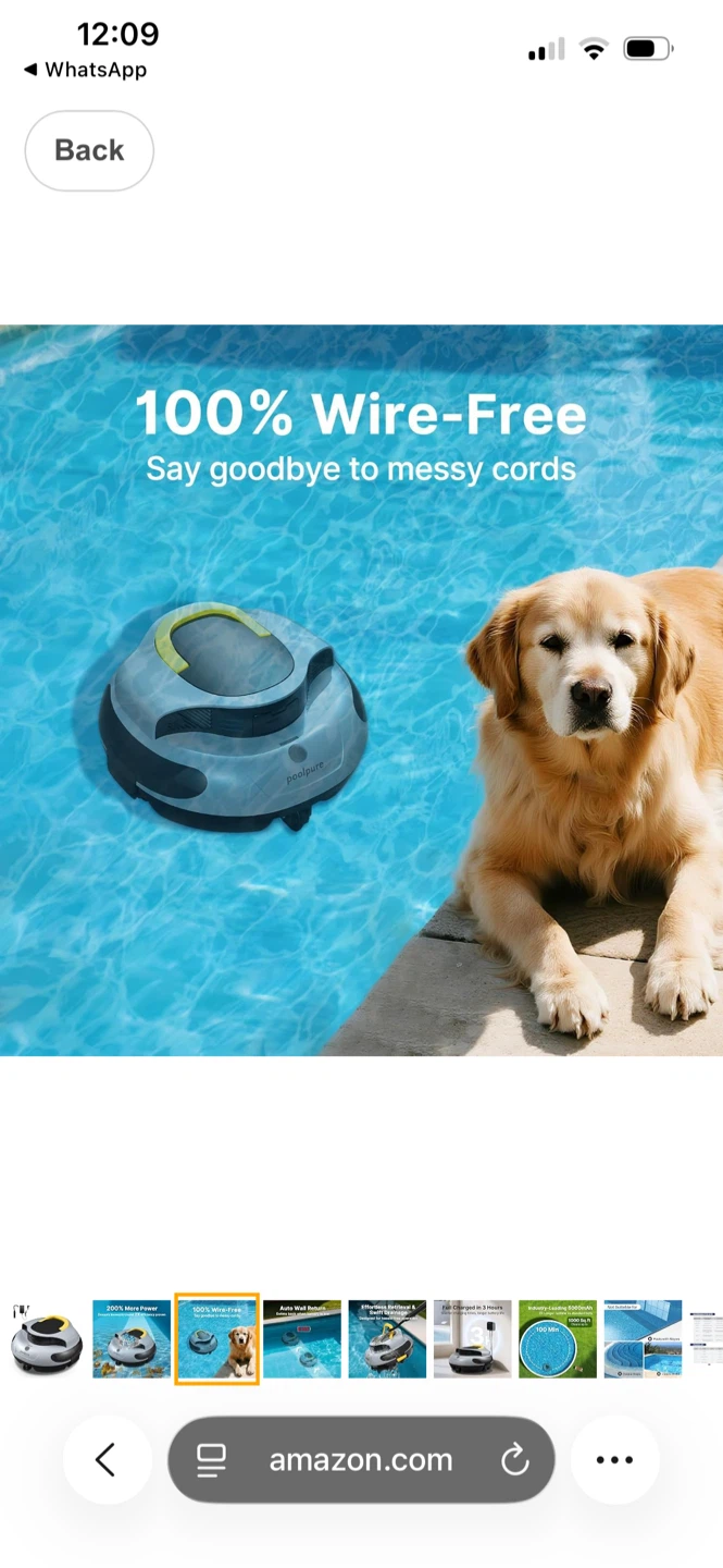 Poolpure Cordless Automatic Pool Cleaner - photo 3