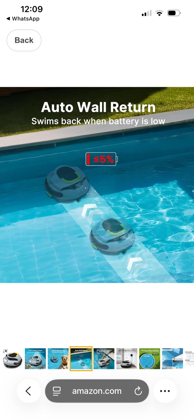 Poolpure Cordless Automatic Pool Cleaner - photo 4