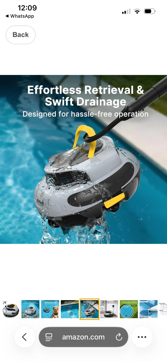 Poolpure Cordless Automatic Pool Cleaner - photo 5