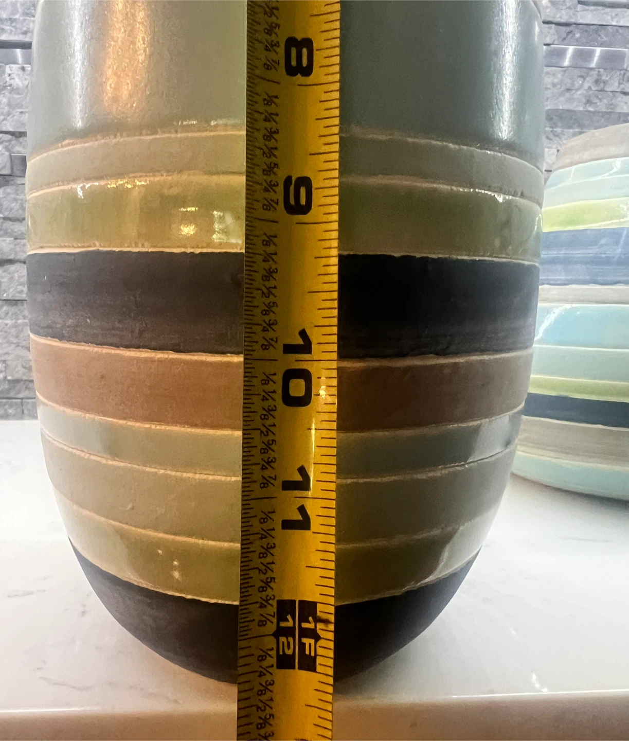 Zodax Striped Ceramic Vase - photo 4