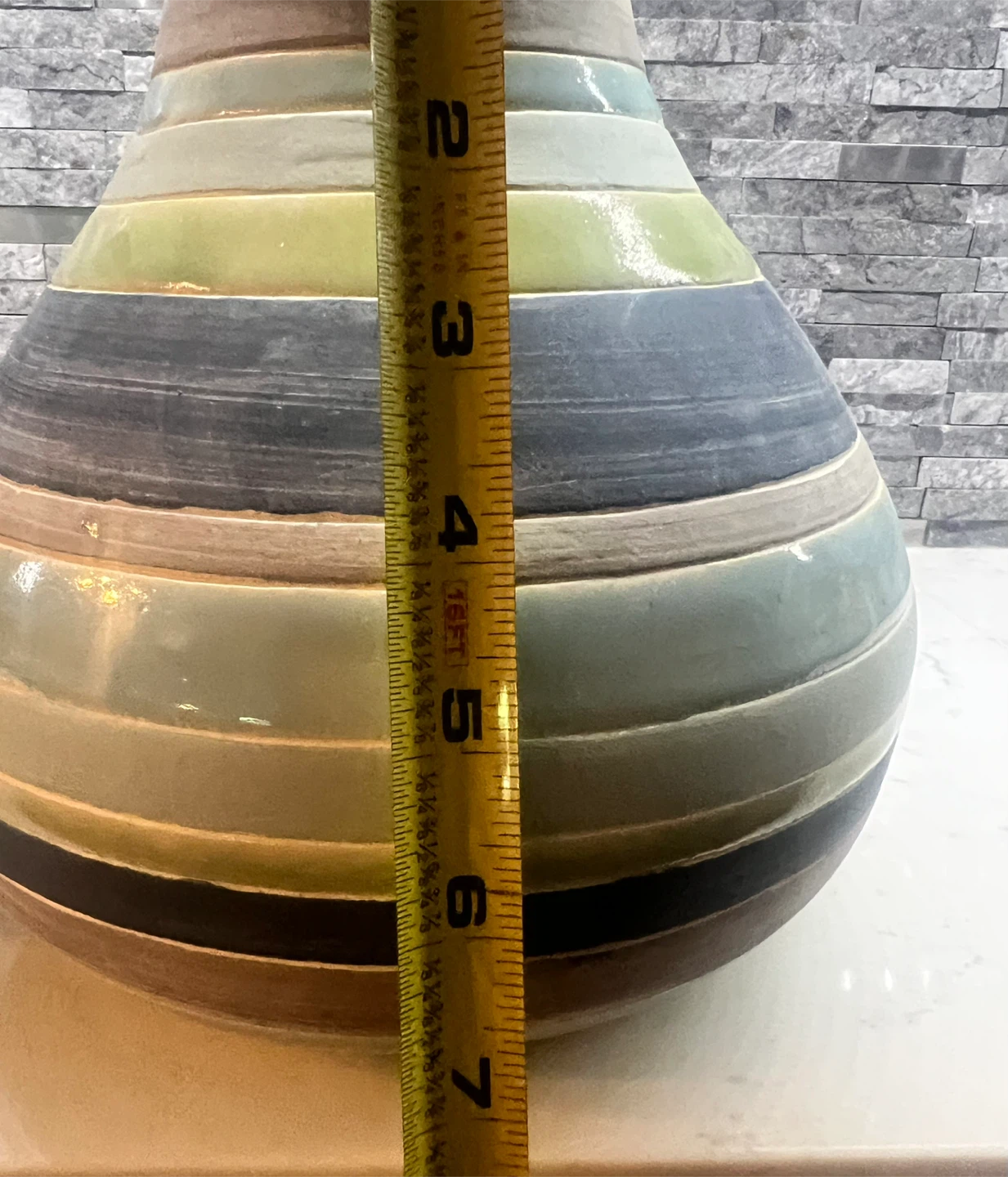 Zodax Striped Ceramic Vase - photo 5