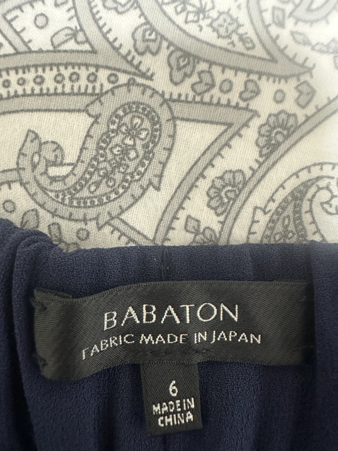 Babaton Navy Blue Trousers Size 6 - photo 2