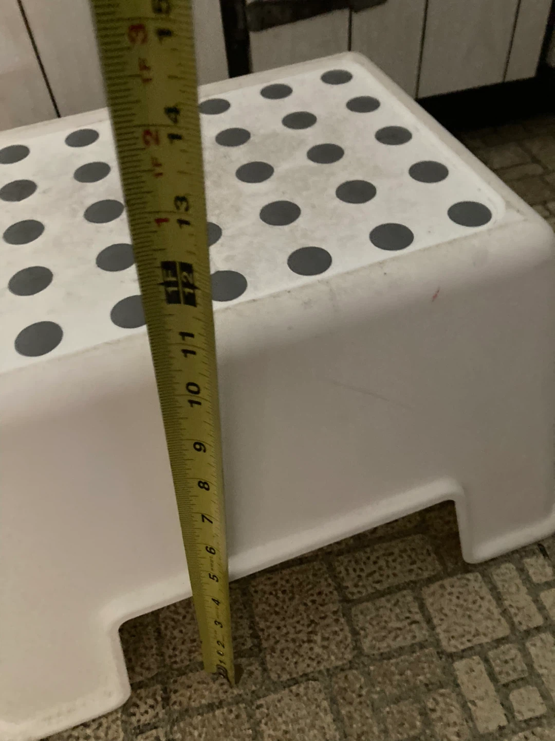 White Step Stool