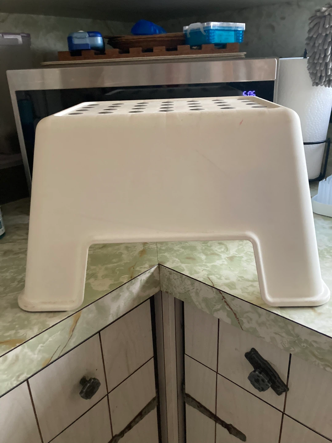 White Step Stool - photo 3