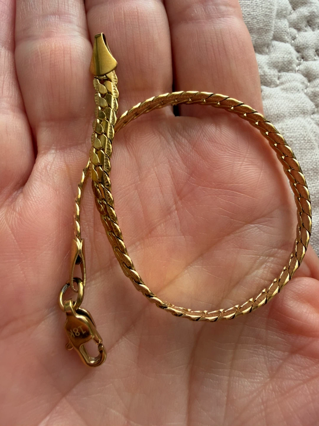 Gold bracelet