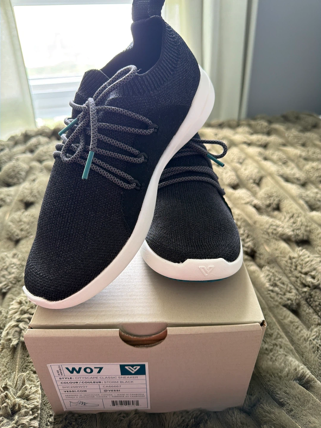Vessi Knit Shoes - Black - photo 2