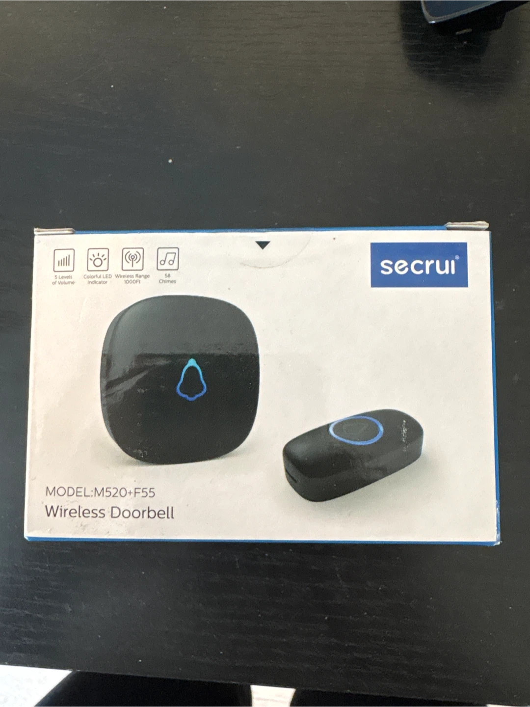 Secrui Wireless Doorbell M520+F55 LED Flashing