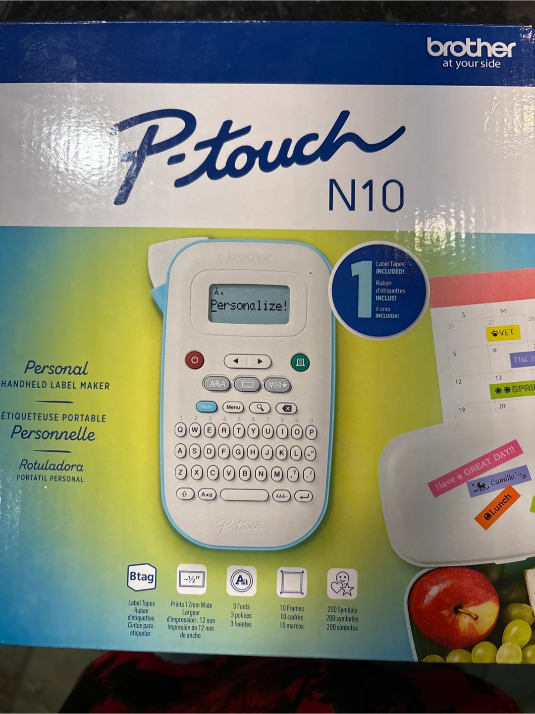 Brother P-touch N10 Personal Handheld Label Maker