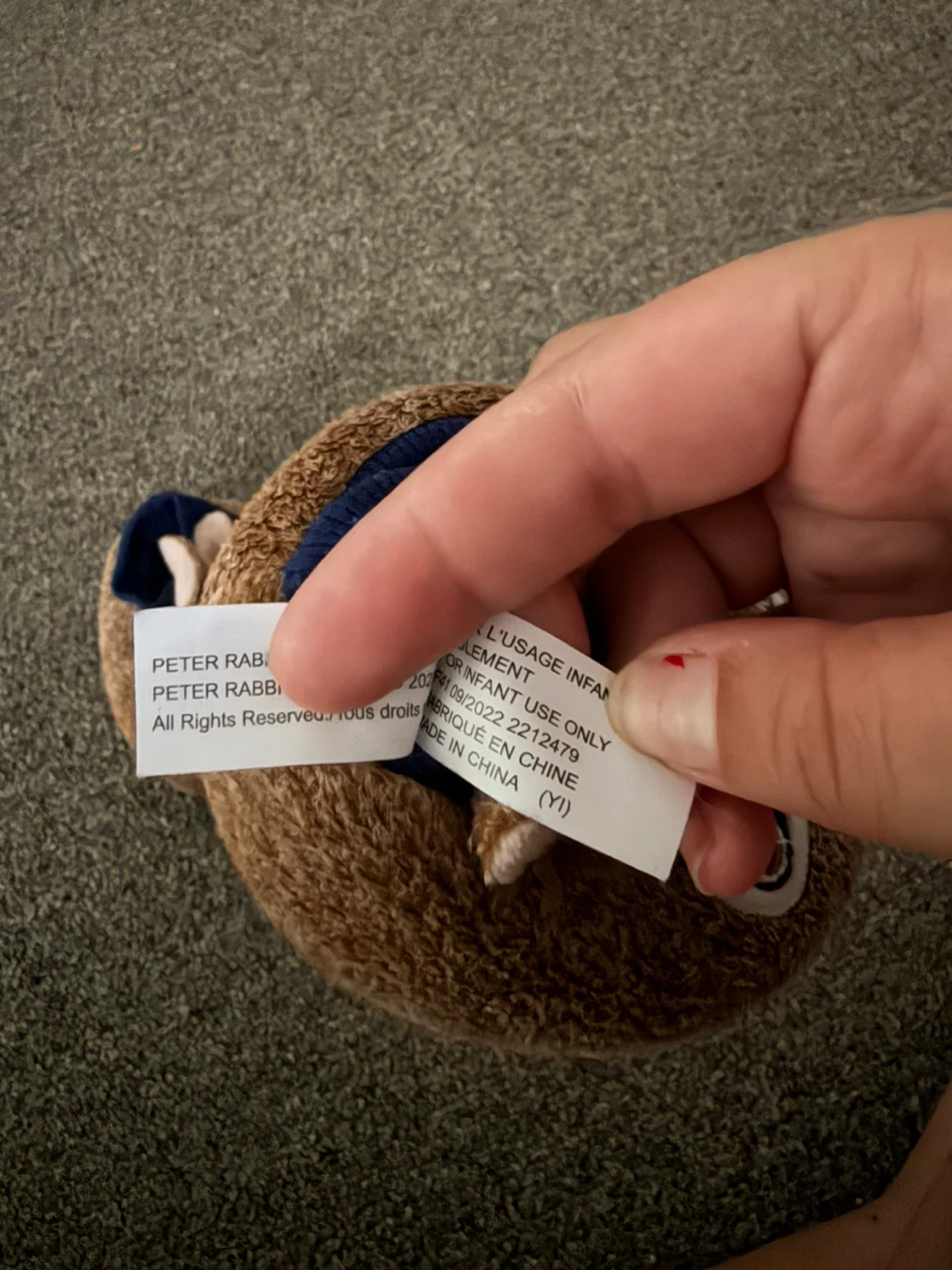 Peter Rabbit Plush Slippers - photo 3